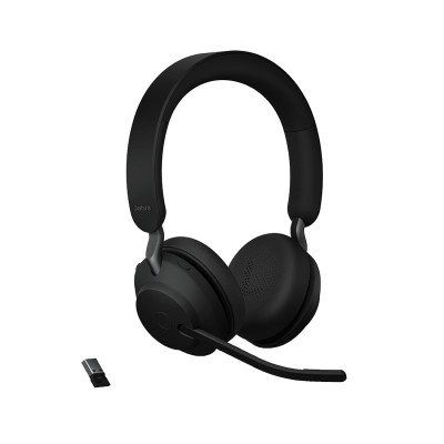 Гарнитура Jabra Evolve2 65 Link380a MS Stereo Stand Black Гарнитура Jabra Evolve2 65 Link380a MS Stereo Stand Black