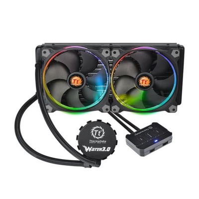 Кулер с водяным охлаждением Thermaltake Water 3.0 Riing RGB 280 Кулер с водяным охлаждением Thermaltake Water 3.0 Riing RGB 280