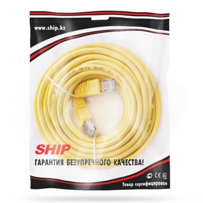 Патч Корд SHIP Cat.5e FTP LSZH RJ-45 15 м S4025YL1500-P Патч Корд SHIP Cat.5e FTP LSZH RJ-45 15 м S4025YL1500-P