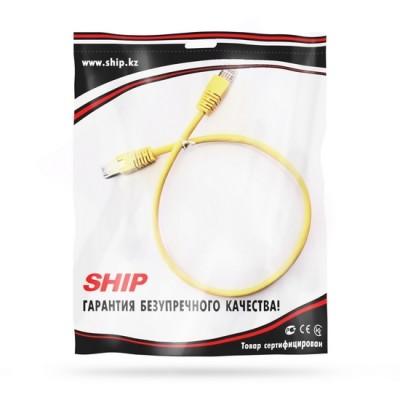 Патч Корд SHIP Cat.5e FTP LSZH RJ-45 0.5 м S4025YL0050-P Патч Корд SHIP Cat.5e FTP LSZH RJ-45 0.5 м S4025YL0050-P