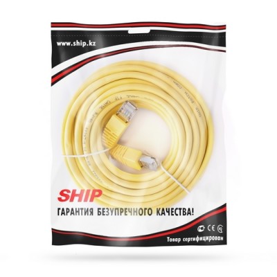 Патч Корд SHIP Cat.5e FTP LSZH RJ-45 10 м S4025YL1000-P Патч Корд SHIP Cat.5e FTP LSZH RJ-45 10 м S4025YL1000-P