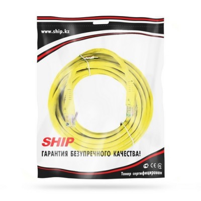 Патч Корд SHIP Cat.5e UTP LSZH RJ-45 10 м S3025YL1000-P Патч Корд SHIP Cat.5e UTP LSZH RJ-45 10 м S3025YL1000-P