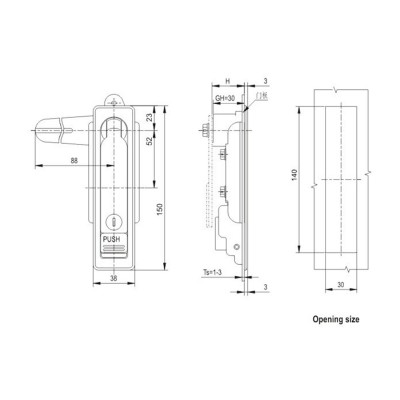 Замок металлический с ключом Deluxe MS712 Замок металлический с ключом Deluxe MS712