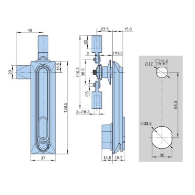 Замок металлический с ключом Deluxe MS100-2-1 Замок металлический с ключом Deluxe MS100-2-1